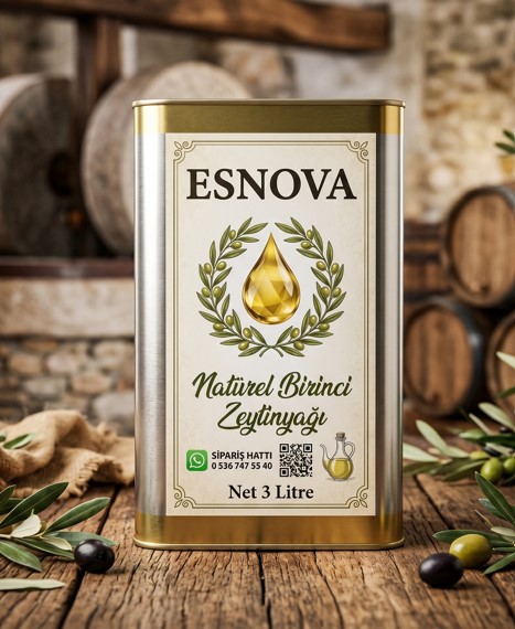 3 lt Natürel Birinci Zeytinyağı
